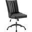 Empower Channel Tufted Vegan Leather Office Chair EEI-4577-BLK-BLK