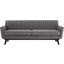 Engage Channel Tufted Performance Velvet Sofa EEI-5459-GRY