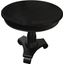 Engineered Wood Round End Table In Antique Black