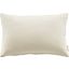 Enhance 24 Inch Lumbar Performance Velvet Throw Pillow In Ivory