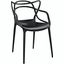 Entangled Black Dining Arm Chair