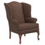 Erin Wing Back Chair In Brown