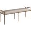 Esai Bench In Zenith Taupe Grey