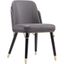Estelle Dining Chair in Pebble and Black