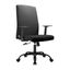 Evander Series Office Guest Chair In Black Leather