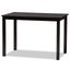 Eveline Wood 43 Inch Dining Table In Espresso Brown
