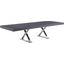 Excel Grey Oak Veneer Lacquer Extendable Dining Table 998-T
