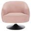 Ezro Upholstered Accent Chair in Blush