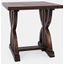 Fairview Mid-Century Distressed Acacia End Table In Oak