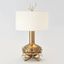 Fat Brass Twig Table Lamp In Gold