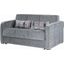 Ferra Fashion Upholstered Convertible Sofabed with Storage In Gray