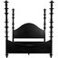 Ferret Eastern King Bed In Hand Rubbed Black