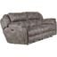 Ferrington Power Lay Flat Reclining Sofa w/ Power Headrest and Lumbar (Steel)