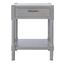 Filbert 1 Drawer Accent Table in Grey