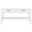 Filbert 2 Drawer Coffee Table in Distressed White