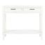 Filbert 2 Drawer Console Table in Distressed White