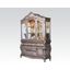 Acme Chantelle Buffet and Hutch in Antique Platinum