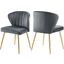 Finley Grey Velvet Dining Chair Set of 2