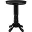 Florence 42 Inch Height Pub Table In Black