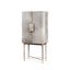 Florian Tall Bar Cabinet In Gray