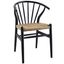 Flourish Black Spindle Wood Dining Side Chair