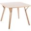 Folia Mid-Century Modern Dinette Table In Natural Wood