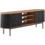 Fortitude 71 Inch TV Stand In Walnut Black