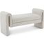 Fredericton Cream Accent and Storage Bench 0qb24403747