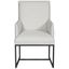 Fremont Outdoor Arm Chair In Gray and Black