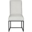 Fremont Outdoor Side Chair In Gray and Black