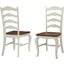 French Countryside Off White Dining Chair Pair