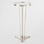 French Moderne Side Table In Nickel