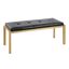 Fuji Bench In Black and Gold