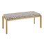 Fuji Bench In Gold and Beige