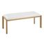 Fuji Bench In White and Gold