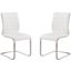 Fusion Contemporary White Side Chair