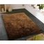 Fuzzy Shaggy Hand Tufted Area Rug In Brown (2-Ft X 3-Ft)