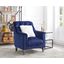 Glory Furniture Dania Chair, Blue