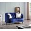 Glory Furniture Dania Loveseat, Blue