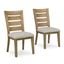 Galliden Dining Chair Set of 2 In Light Brown