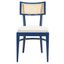Galway Cane Dining Chair in Navy