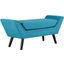 Gambol Upholstered Fabric Bench In Pure Water
