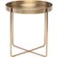 Gaultier Gold Metal Side Table