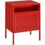Gemma Red Nightstand With USB Port