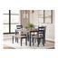 Gesthaven 6-Piece Dining Room Set In Natural and Blue