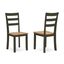 Gesthaven Dining Chair Set of 2 In Natural and Green