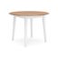 Gesthaven Dining Drop Leaf Table In Natural and White