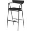 Gianni Bar Stool In Activated Charcoal