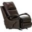 Gianni Glider Recliner With Heat And Massage In Cocoa
