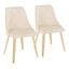 Giovanni Chair Set of 2 In Natural